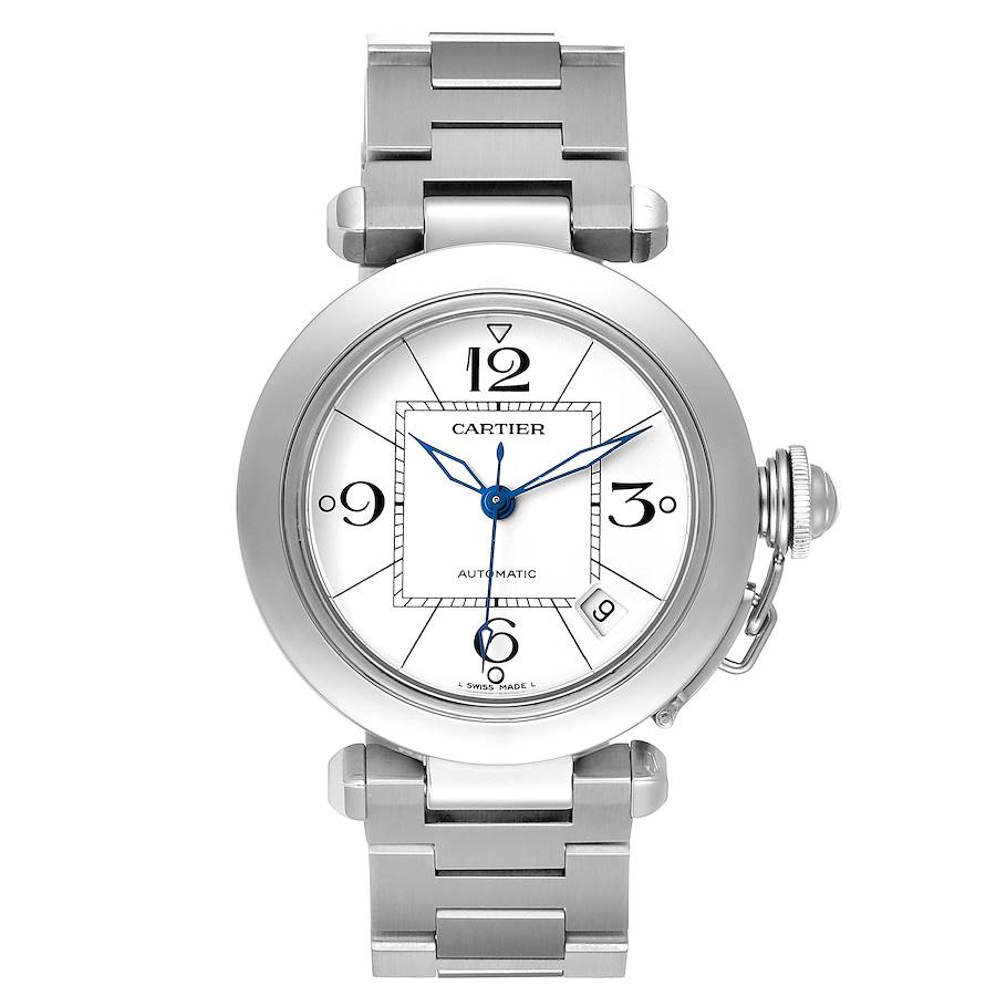 Cartier Pasha C White Dial Automatic Steel Unisex Watch W31074M7 |  SwissWatchExpo