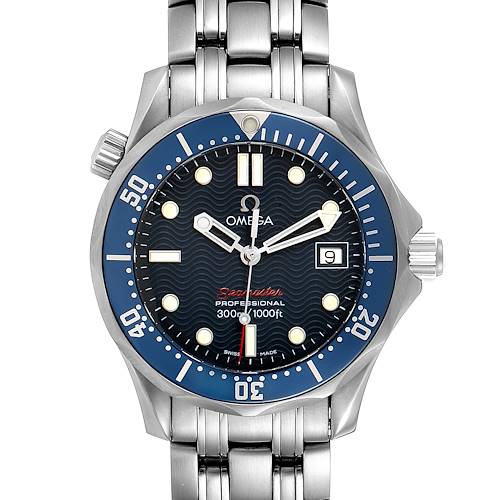 Photo of Omega Seamaster 300M Blue Wave Dial Midsize Watch 2223.80.00