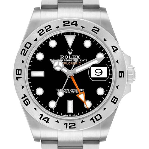Photo of Rolex Explorer II 42mm Black Dial Automatic Steel Mens Watch 226570 Card