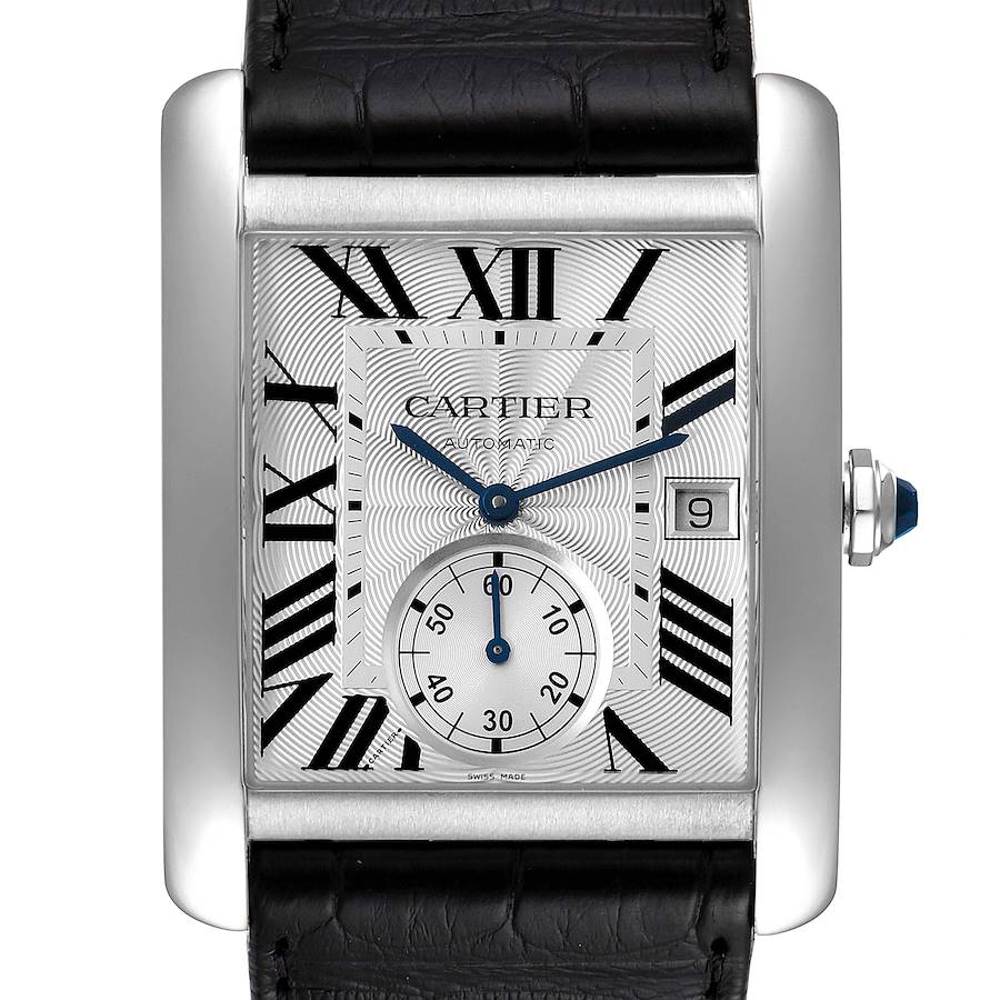 NOT FOR SALE Cartier Tank MC Silver Dial Automatic Steel Mens Watch W5330003 Box Papers PARTIAL PAYMENT SwissWatchExpo