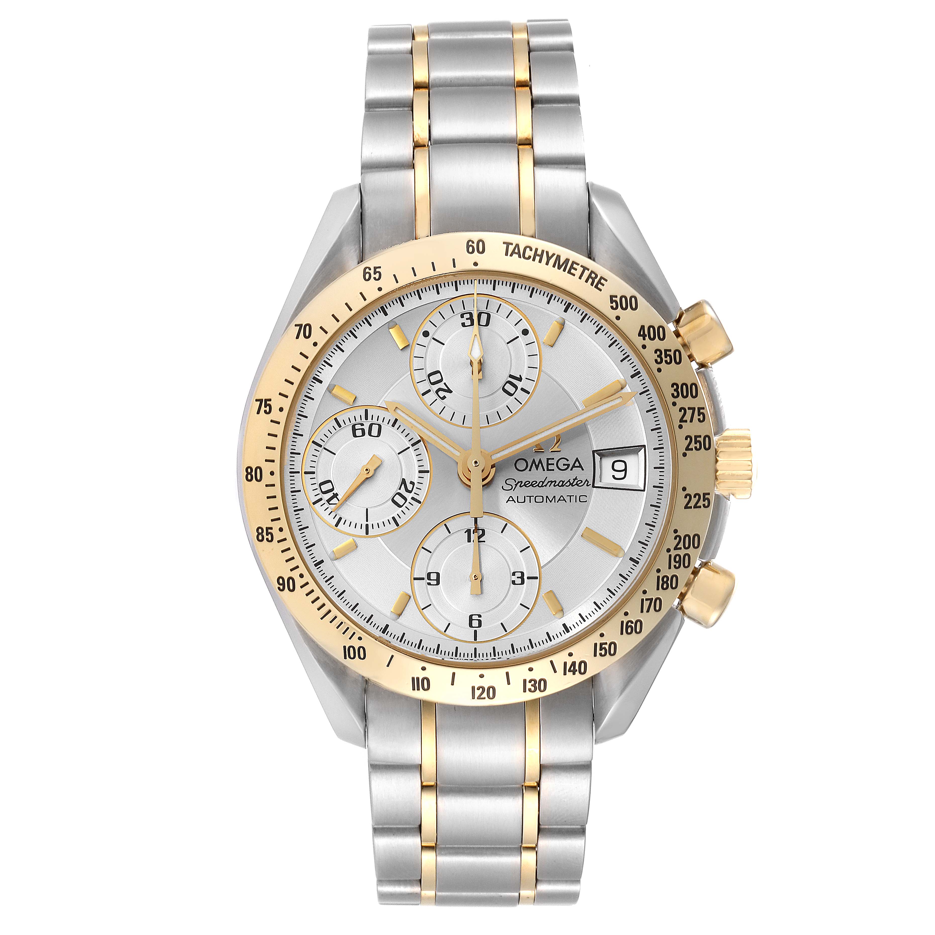 Omega speedmaster gold steel best sale