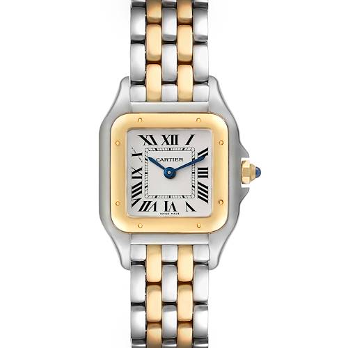 Photo of Cartier Panthere Steel Yellow Gold 2 Row Ladies Watch W2PN0006 Card
