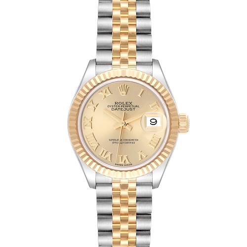 Photo of NOT FOR SALE Rolex Datejust 28 Steel Yellow Gold Champagne Dial Ladies Watch 279173 Box Card PARTIAL PAYMENT