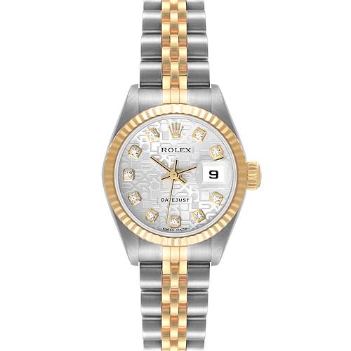 Photo of NOT FOR SALE Rolex Datejust Steel Yellow Gold Diamond Anniversary Dial Ladies Watch 79173 PARTIAL PAYMENT