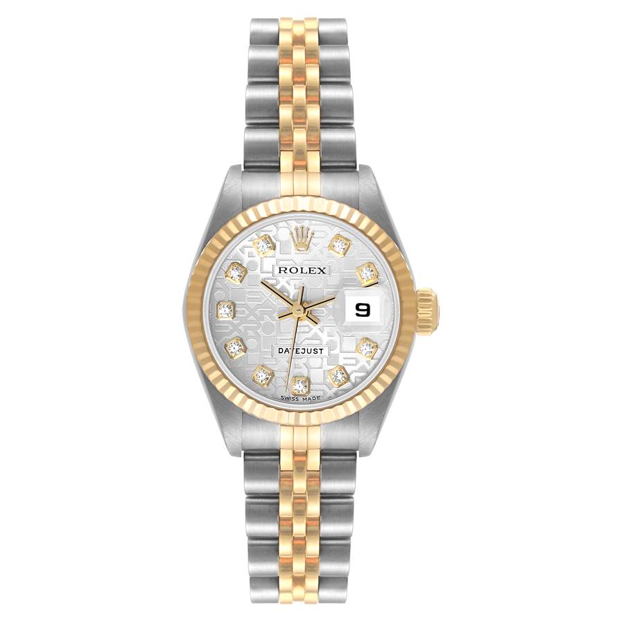 NOT FOR SALE Rolex Datejust Steel Yellow Gold Diamond Anniversary