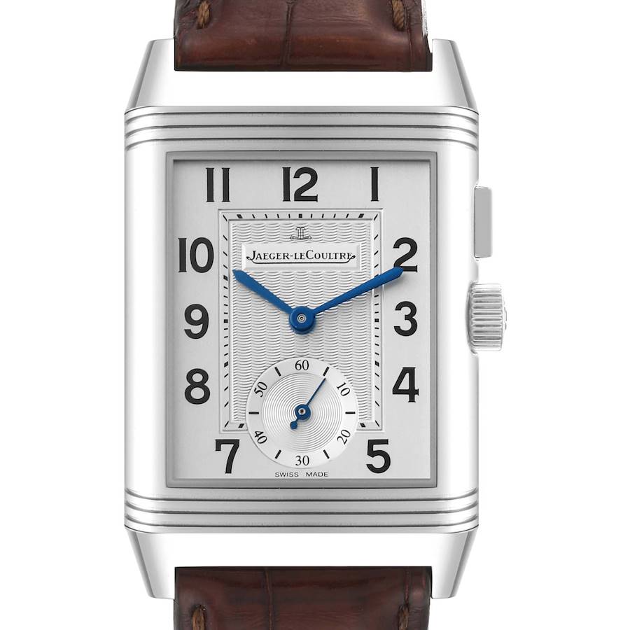 Jaeger LeCoultre Reverso Duo Day Night Steel Mens Watch 272.8.54 Q2718410 SwissWatchExpo