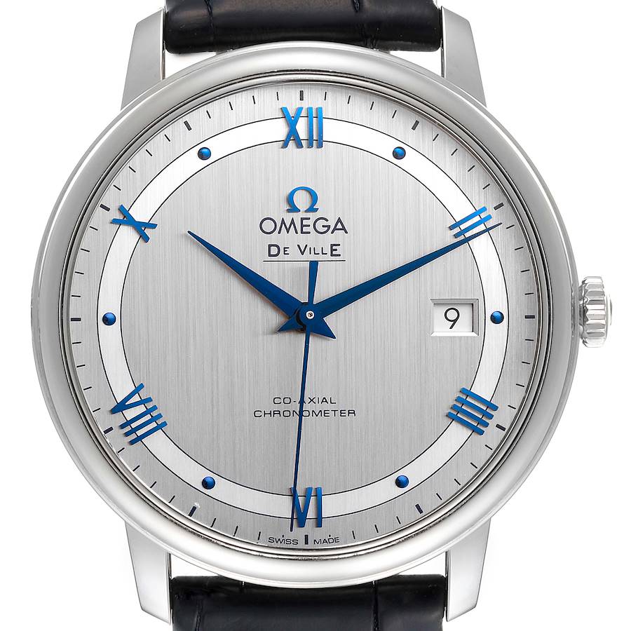 Omega DeVille Prestige Steel Silver Dial Watch 424.13.40.20.02.003 SwissWatchExpo