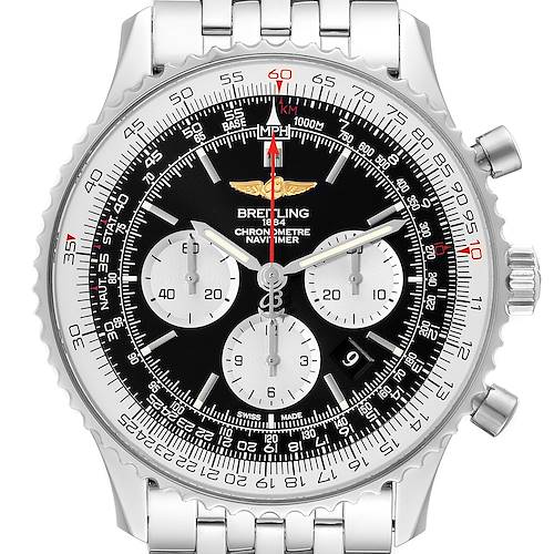 Photo of NOT FOR SALE Breitling Navitimer 01 46mm Black Dial Steel Mens Watch AB0127 Box Card PARTIAL PAYMENT