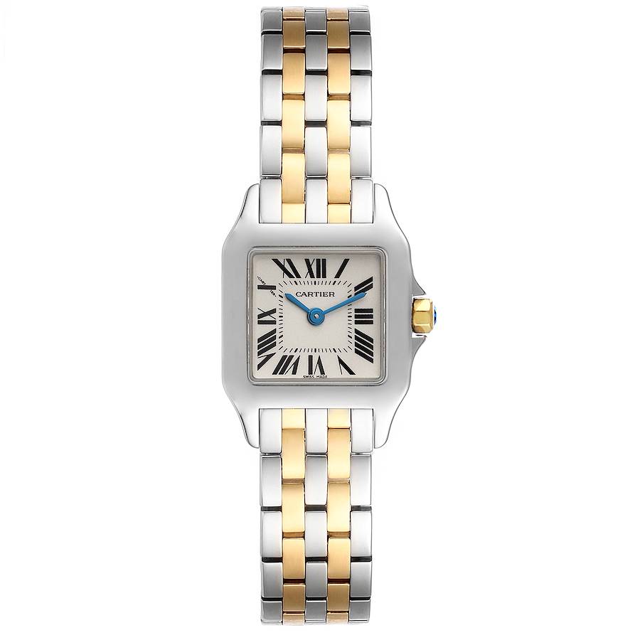Cartier Santos Demoiselle Gold and Silver Watch Cartier Santos Demoiselle ref. 2698 - Full Set - Women  main image 4