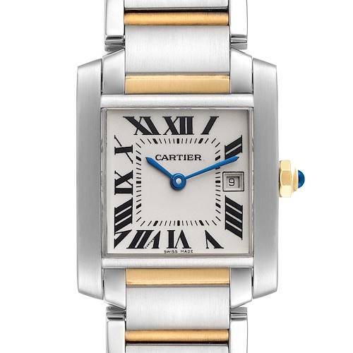 Photo of Cartier Tank Francaise Midsize Steel Yellow Gold Ladies Watch W51012Q4