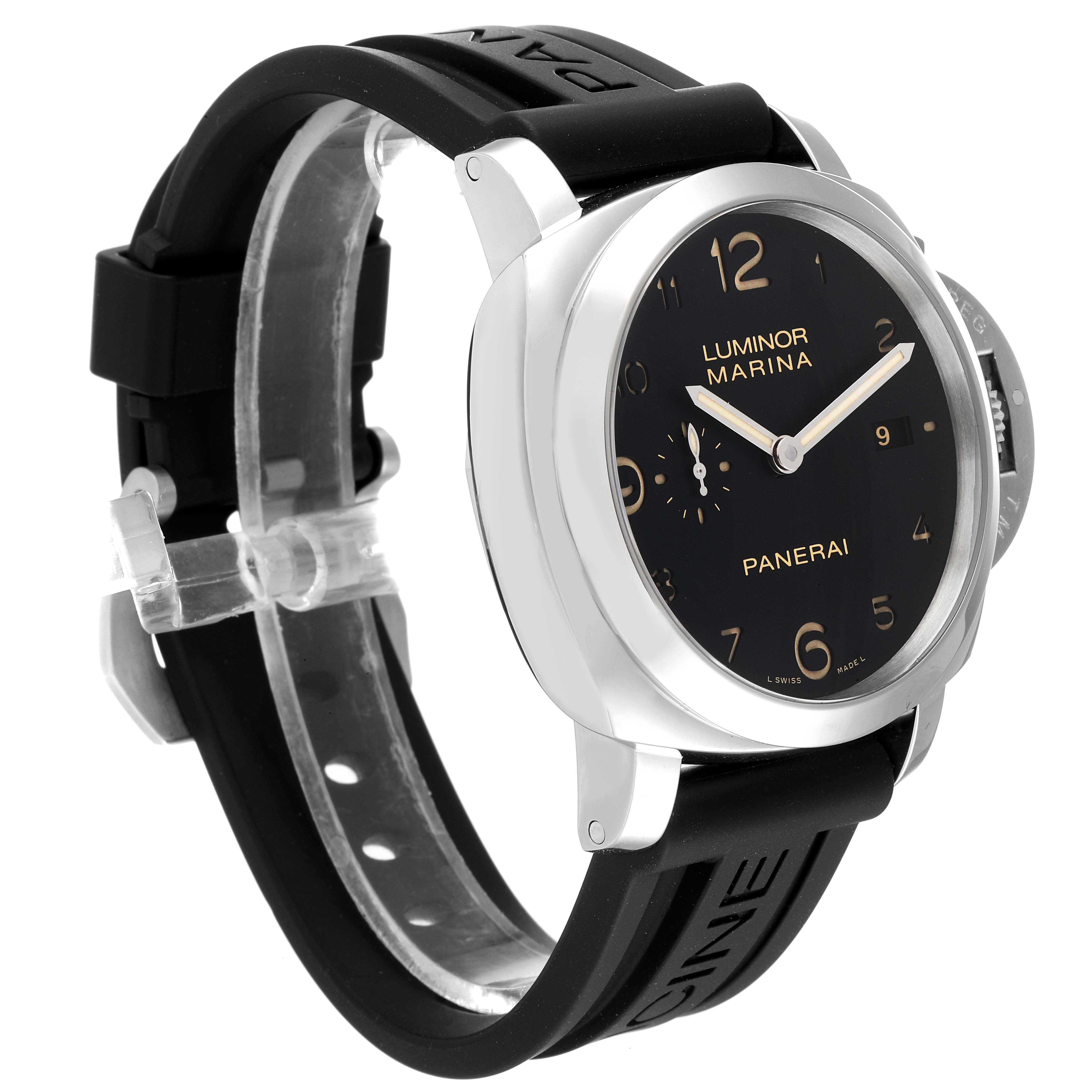 Panerai Luminor Marina 1950 44mm Steel Mens Watch PAM00359 Box Papers ...