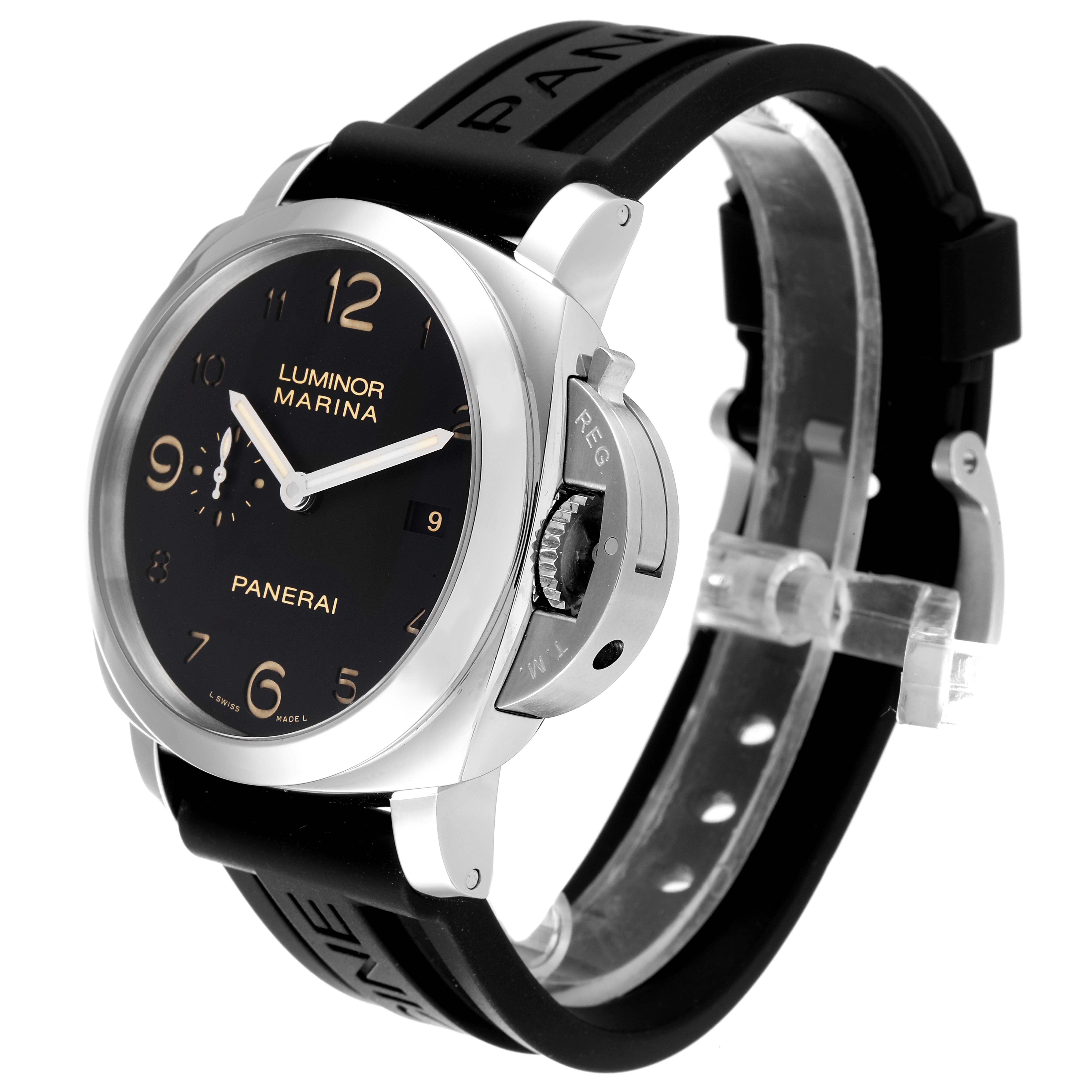 Panerai Luminor Marina 1950 44mm Steel Mens Watch PAM00359 Box Papers ...