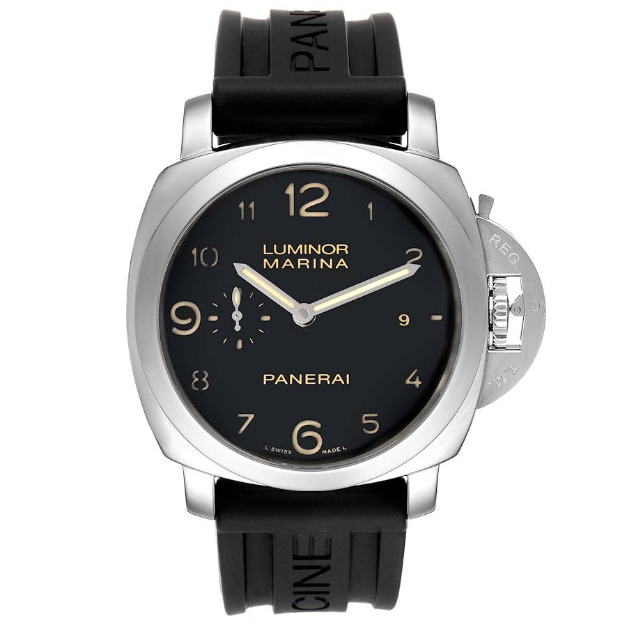 Panerai Luminor Marina 1950 44mm Steel Mens Watch PAM00359 Box Papers ...