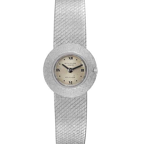 Photo of Patek Philippe 18k White Gold Cocktail Ladies Watch 3344 Box Papers