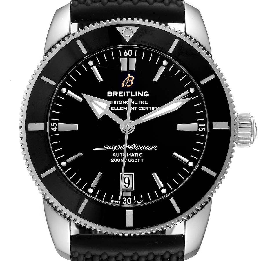 Breitling Superocean Heritage 46 Black Dial Mens Watch AB2020 Box Papers SwissWatchExpo
