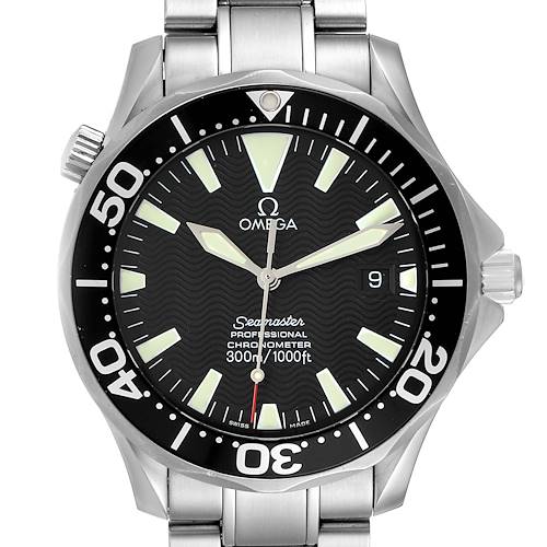 Photo of Omega Seamaster 41 300M Black Dial Mens Watch 2254.50.00 Card