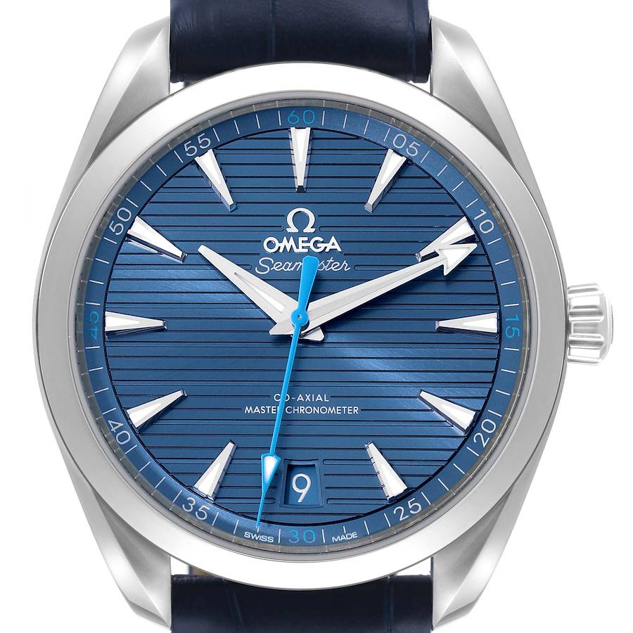 Omega Seamaster Aqua Terra Blue Dial Mens Watch 220.13.41.21.03.002 Unworn SwissWatchExpo