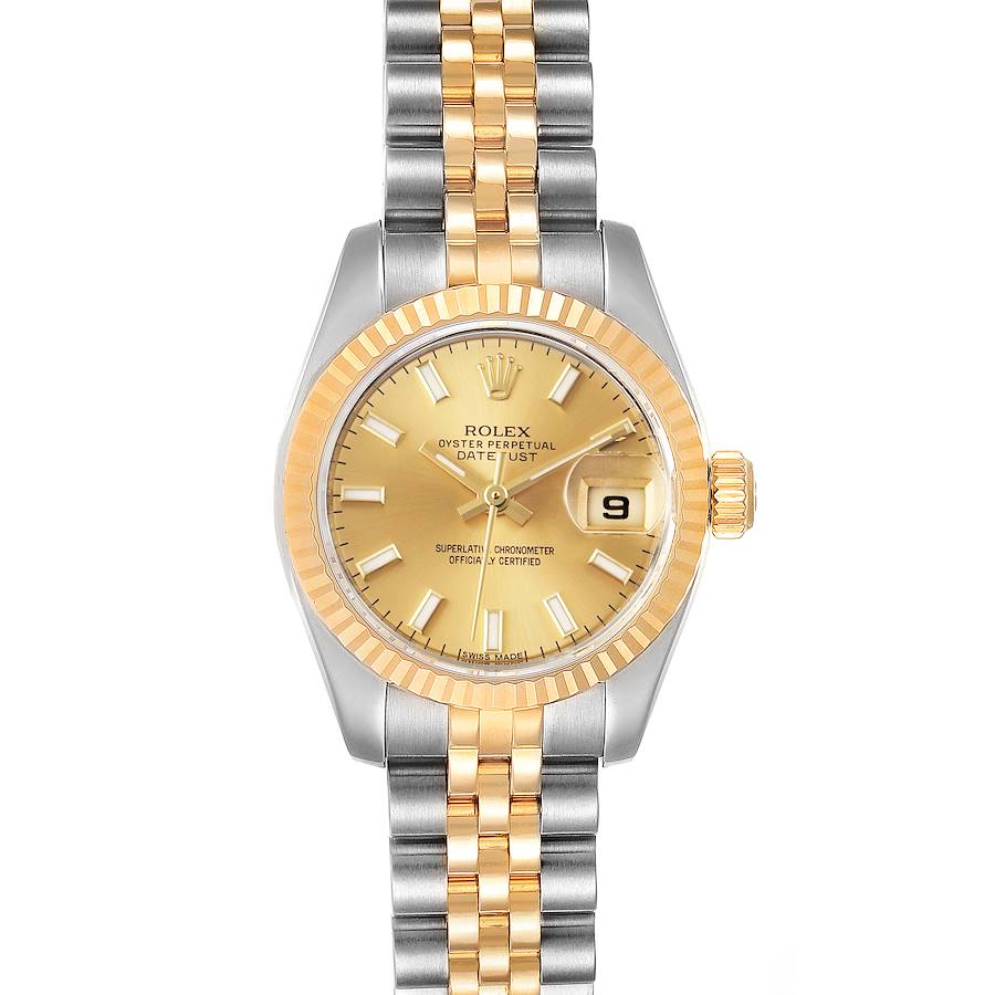 Rolex Datejust Steel Yellow Gold Ladies Watch 179173 Box Card SwissWatchExpo