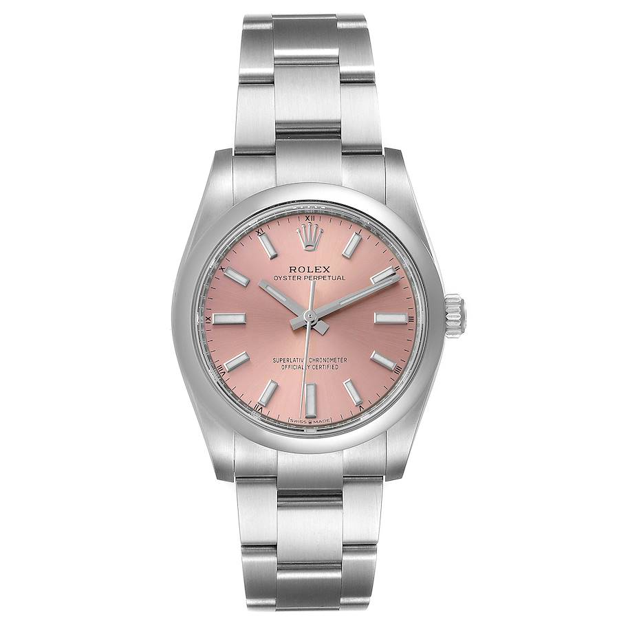 rolex oyster perpetual 34mm rose