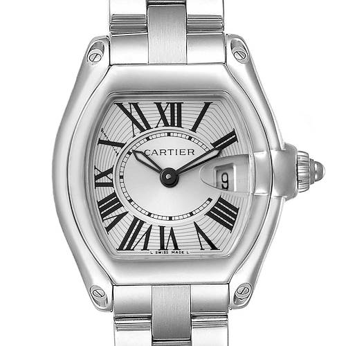 Photo of Cartier Roadster Silver Dial Small Model Steel Ladies Watch W62016V3