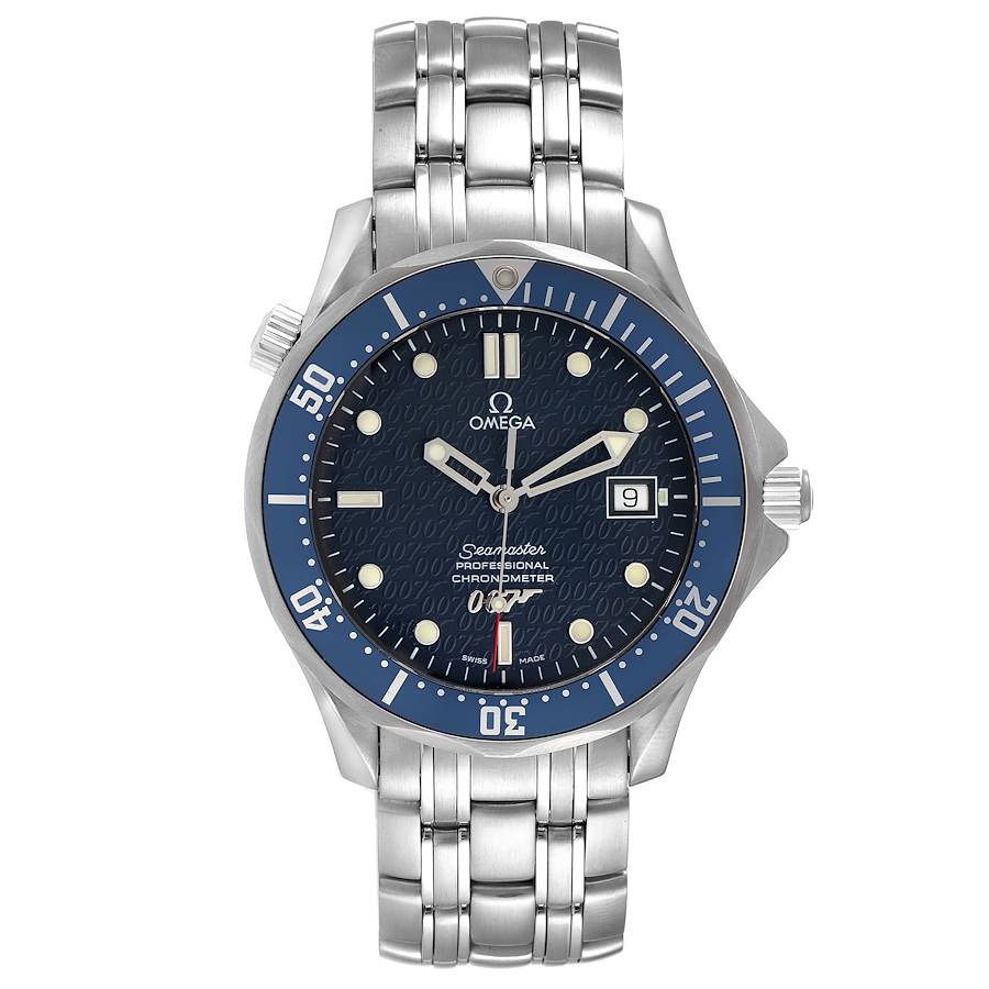Omega Seamaster 40 Years James Bond Blue Dial Watch 2537.80.00 ...