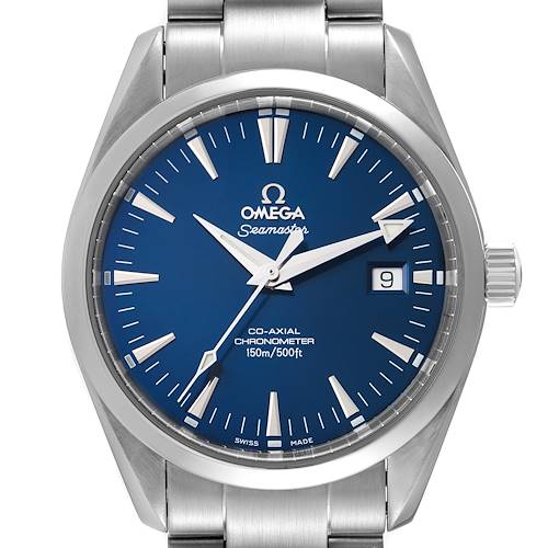 Photo of Omega Seamaster Aqua Terra Blue Dial Steel Mens Watch 2503.80.00