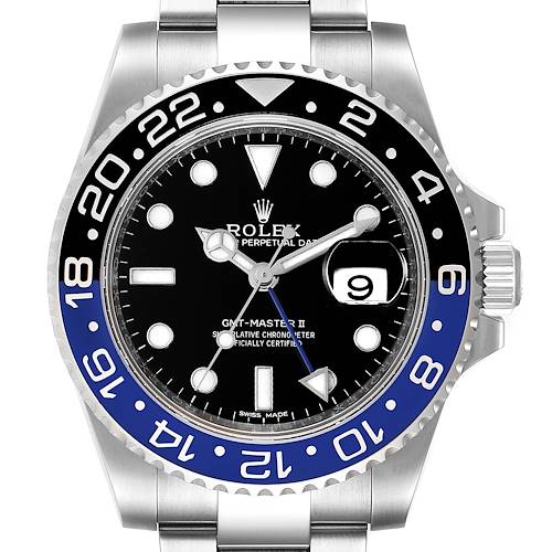 Photo of NOT FOR SALE Rolex GMT Master II Batman Blue Black Ceramic Bezel Steel Watch 116710 PARTIAL PAYMENT