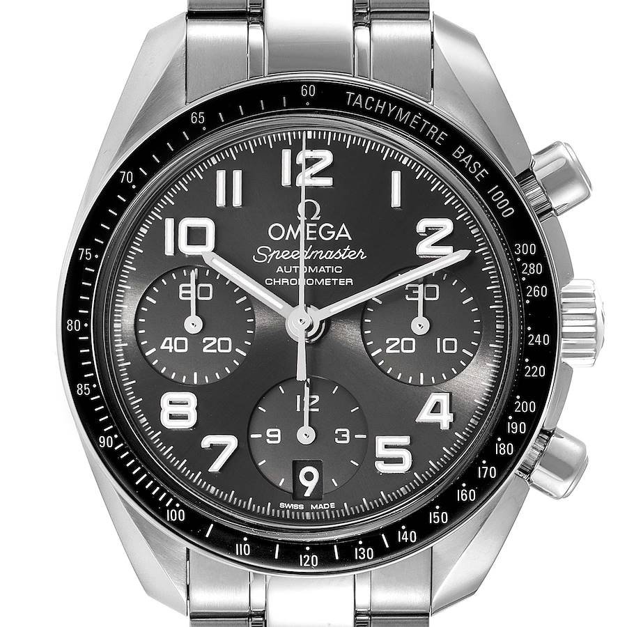 Omega Speedmaster 38 Co-Axial Chronograph Watch 324.30.38.40.06.001 Card SwissWatchExpo