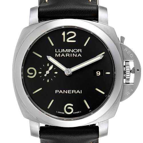 Photo of Panerai Luminor 1950 Marina Mens 44mm Watch PAM00312 Box Papers