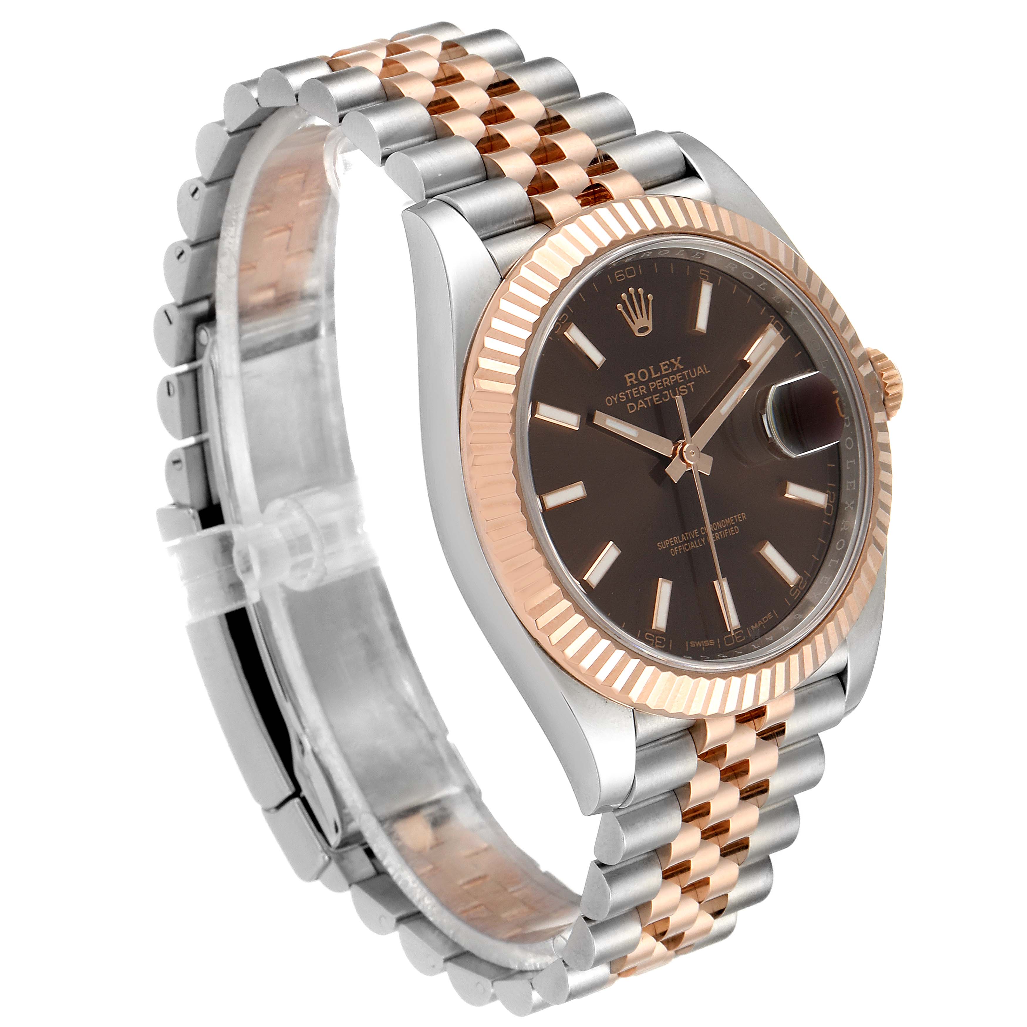 rolex datejust 41 chocolate dial