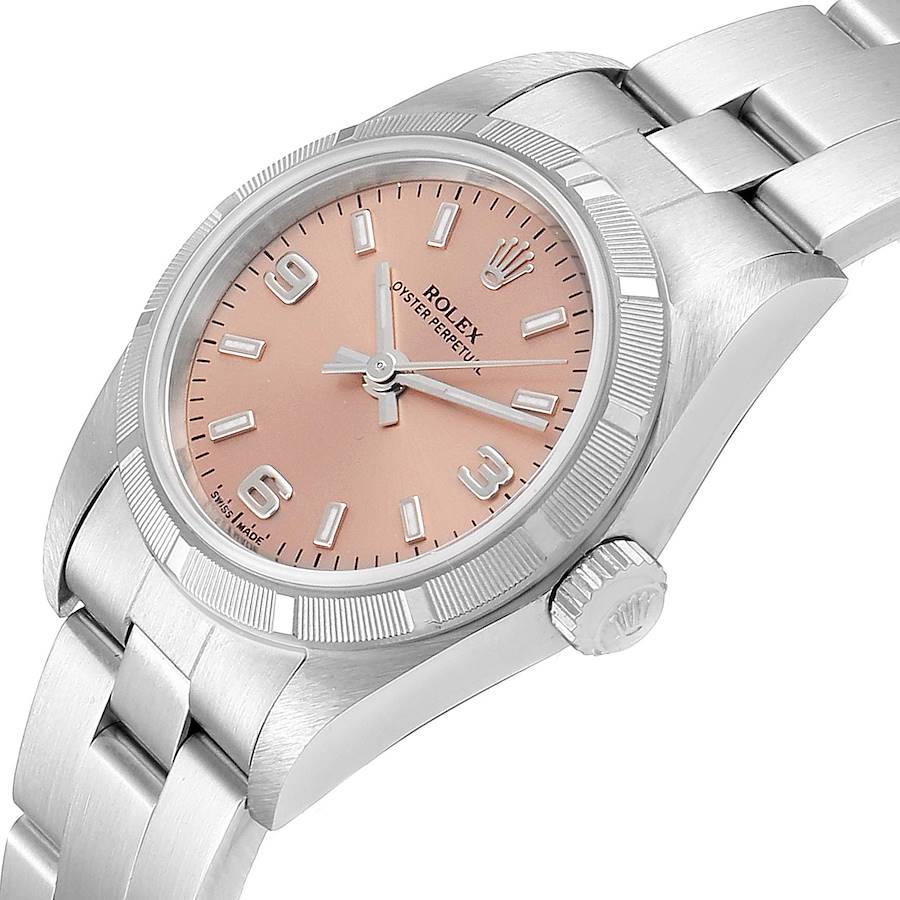 rolex oyster perpetual salmon dial