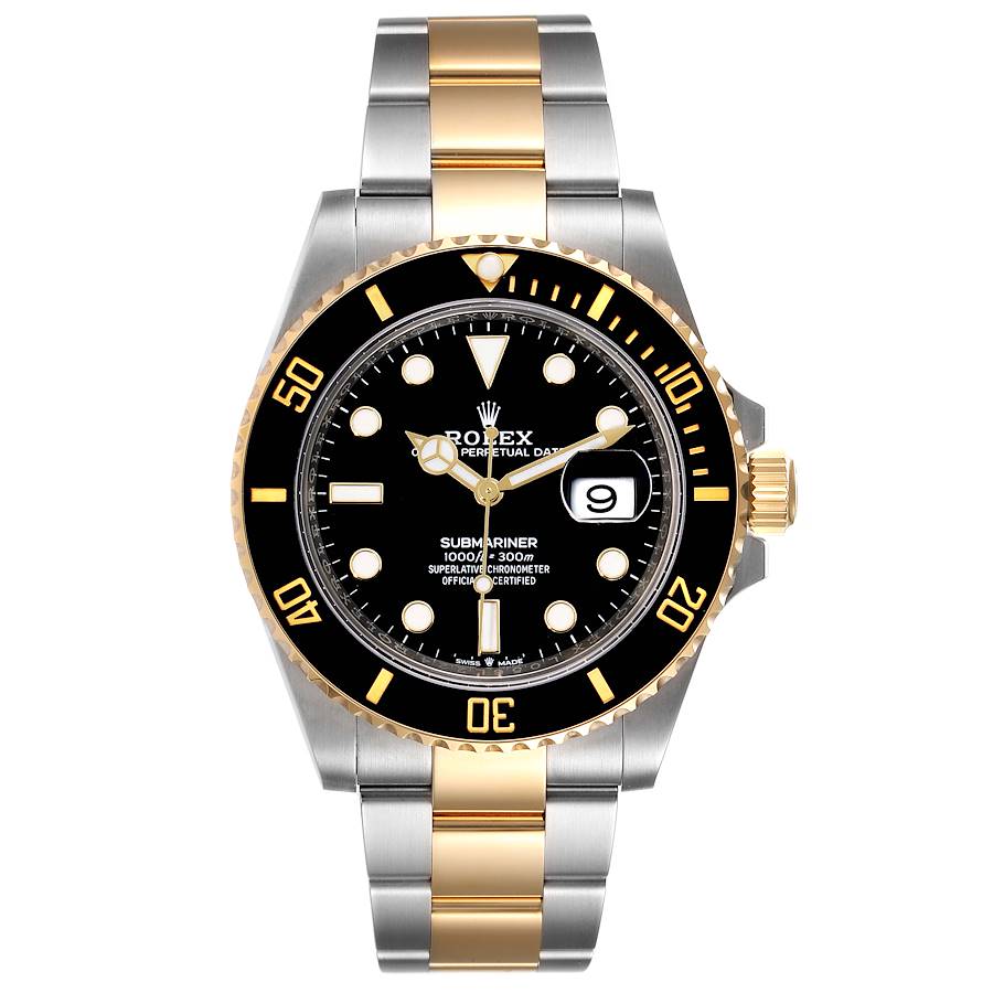 Rolex Submariner 41 Steel Yellow Gold Black Dial Mens Watch 126613 Unworn |  SwissWatchExpo