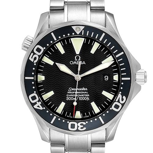 Photo of Omega Seamaster 41 300M Black Dial Mens Watch 2254.50.00 Card