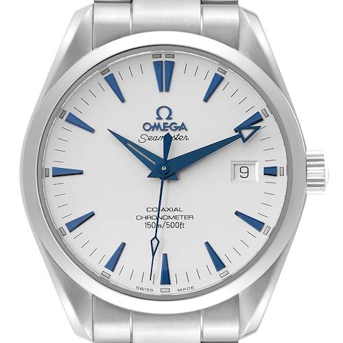 Photo of Omega Seamaster Aqua Terra Blue Hands Steel Mens Watch 2502.33.00