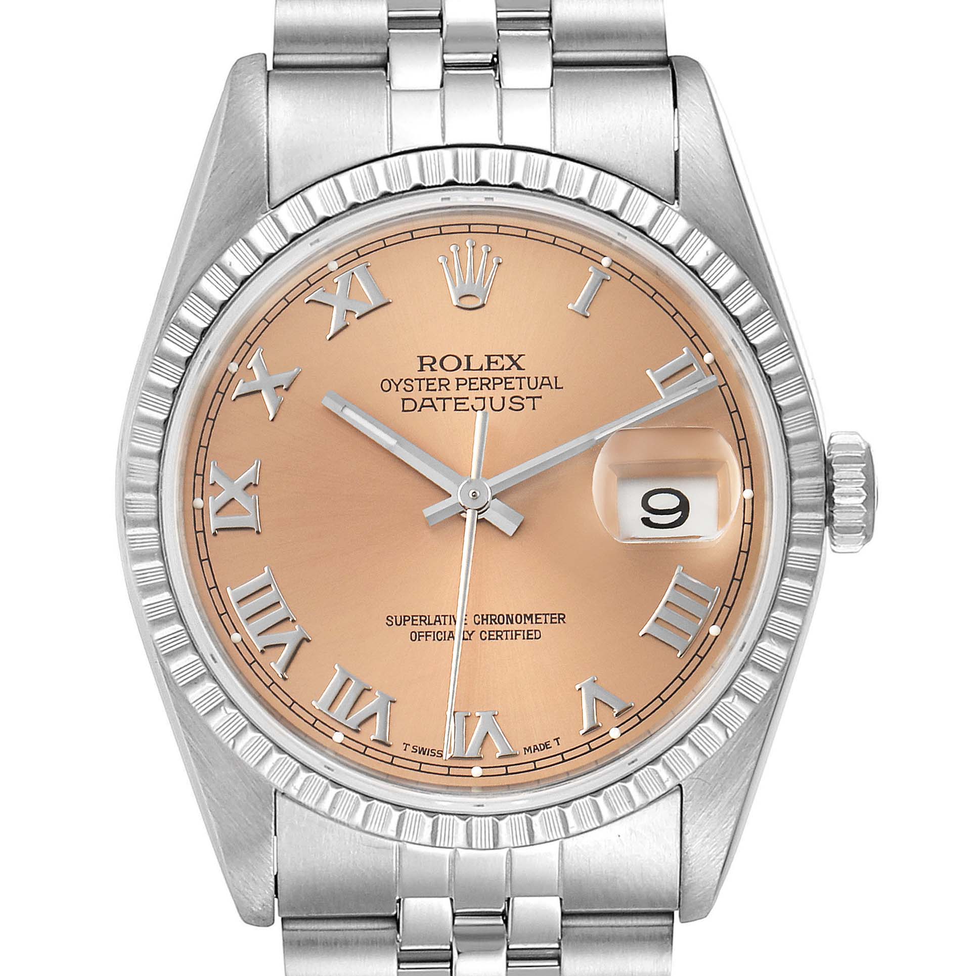 rolex datejust salmon dial