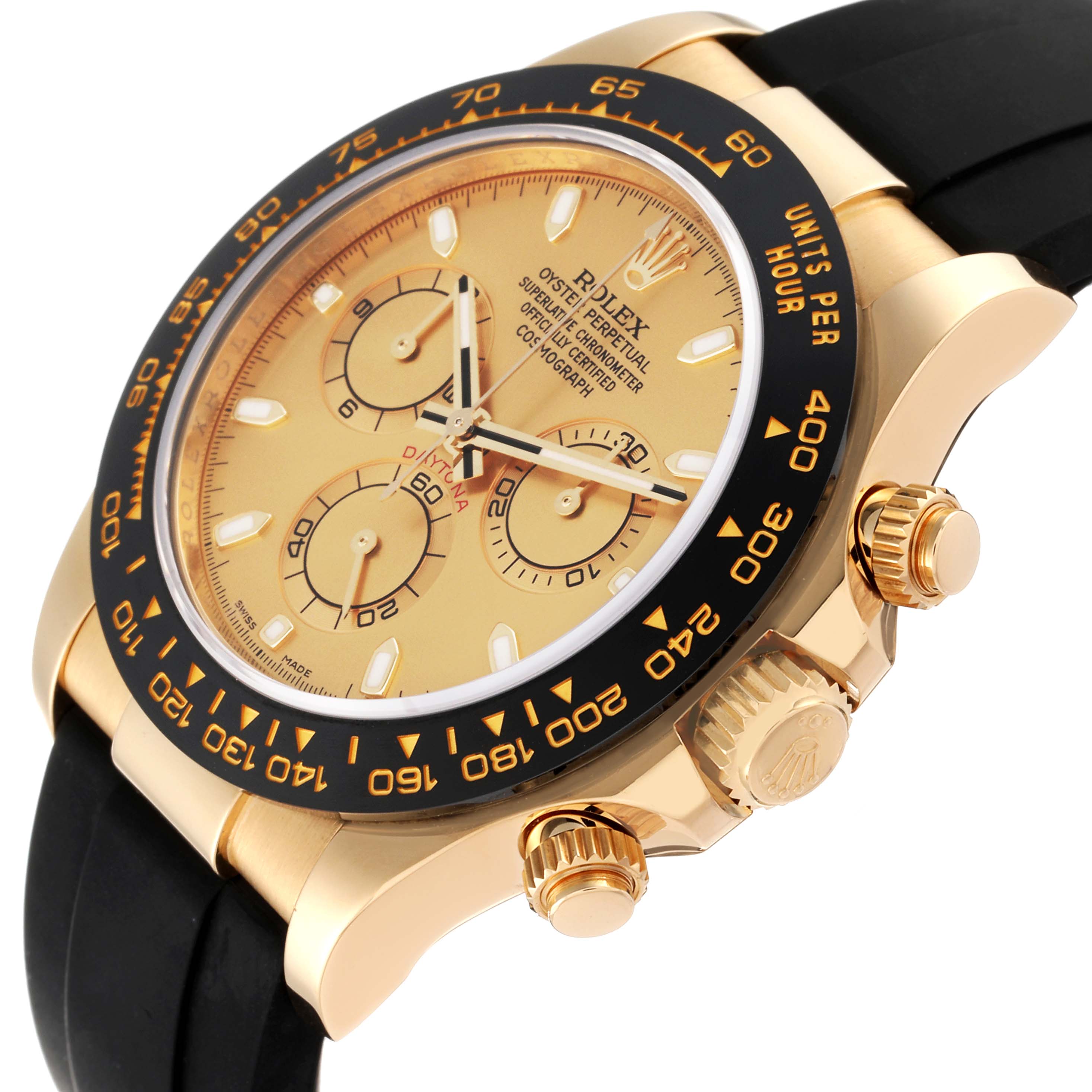 Rolex Daytona Yellow Gold 116518LN | Stock 57828 | SwissWatchExpo