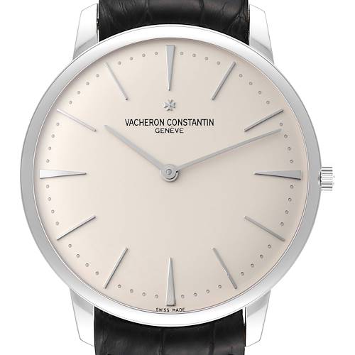 Photo of Vacheron Constantin Patrimony Grand Taille White Gold Mens Watch 81180 Box Paper