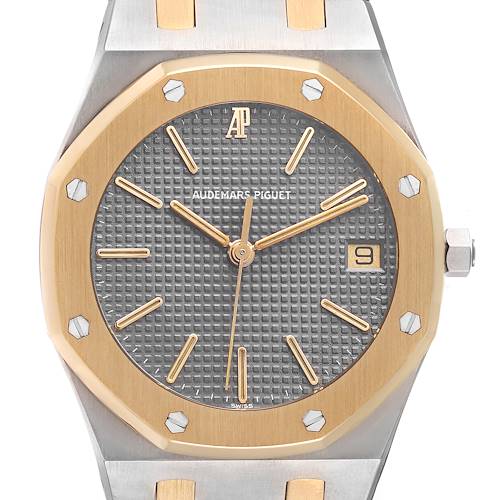 Photo of Audemars Piguet Royal Oak Steel Yellow Gold Mens Watch 6023SA Box Papers