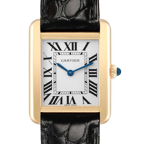 Photo of Cartier Tank Solo Small Yellow Gold Ladies Watch W1018755