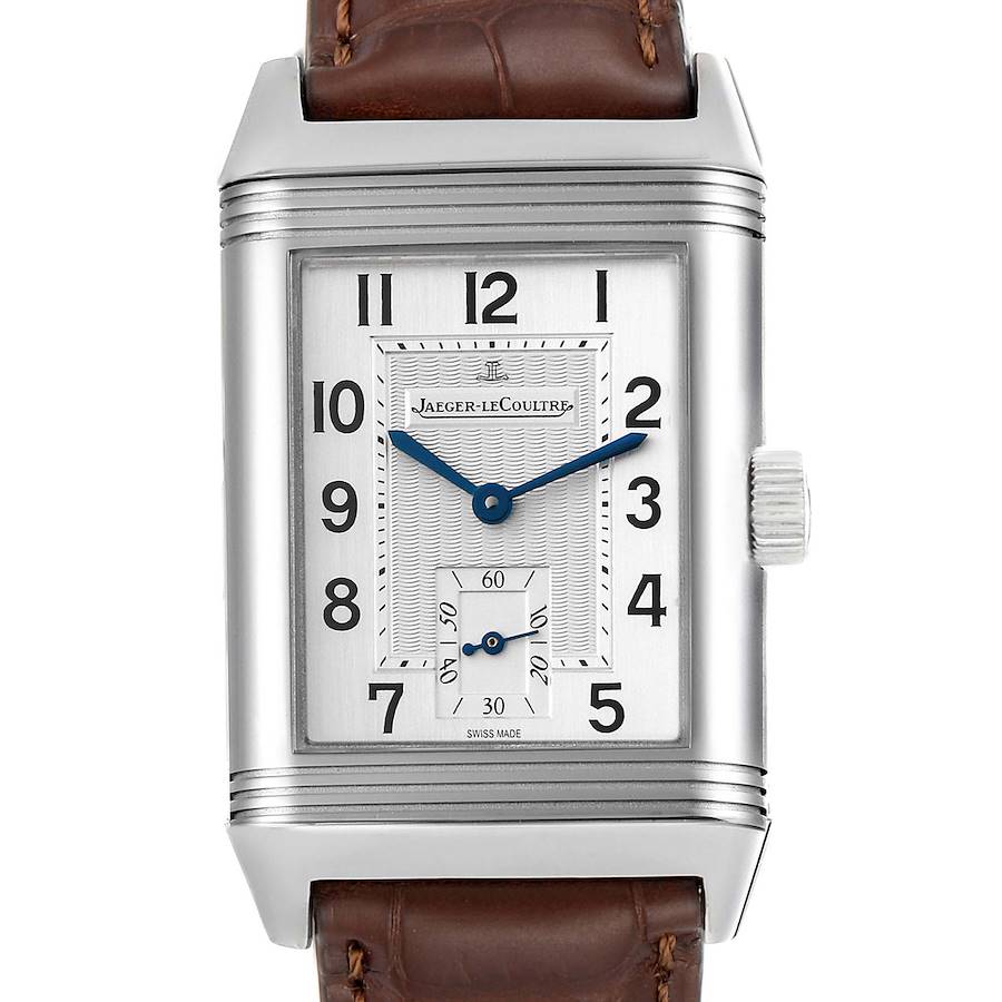 Jaeger LeCoultre Reverso Grande Taille Steel Mens Watch 270.8.62 Q3858520 SwissWatchExpo