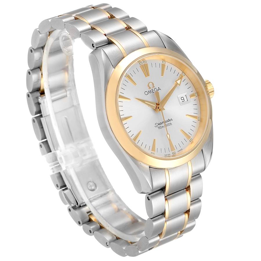 OMEGA アナログ時計 シルバー/ゴールド Omega Aqua Terra Steel and Gold (two tone) 2318.30.00 | Stock