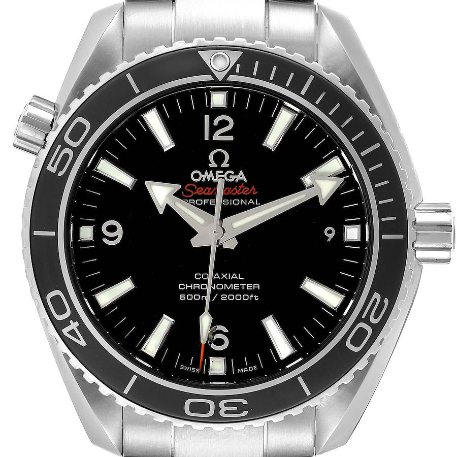 Omega Seamaster Planet Ocean Steel Mens Watch 232.30.42.21.01.001 SwissWatchExpo