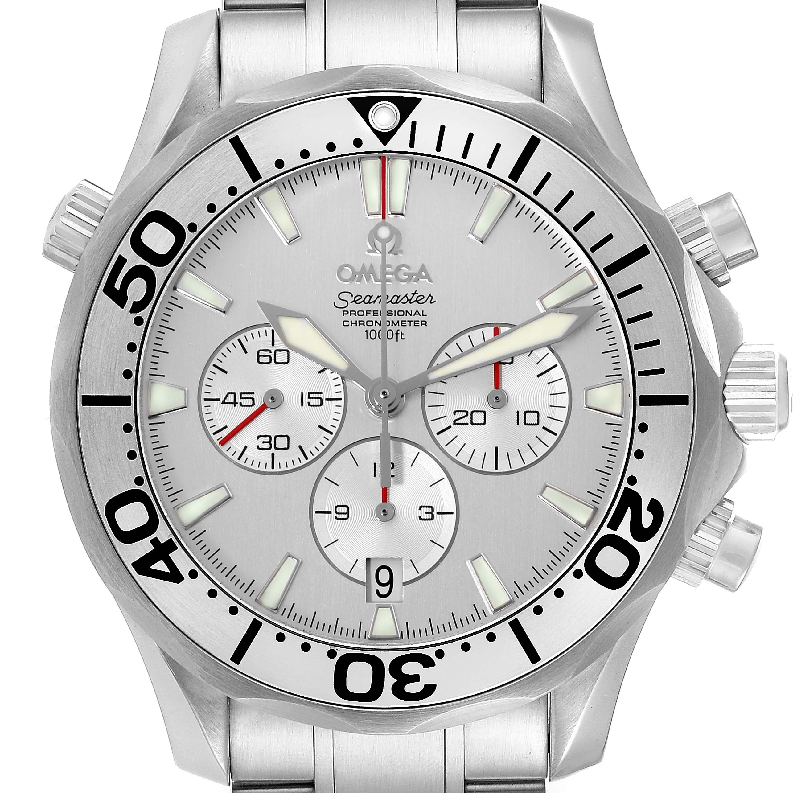 Omega Seamaster Special Edition Chronograph Watch 2589.30.00 Box