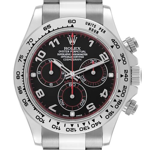 Photo of Rolex Cosmograph Daytona White Gold Racing Dial Mens Watch 116509 Box Papers