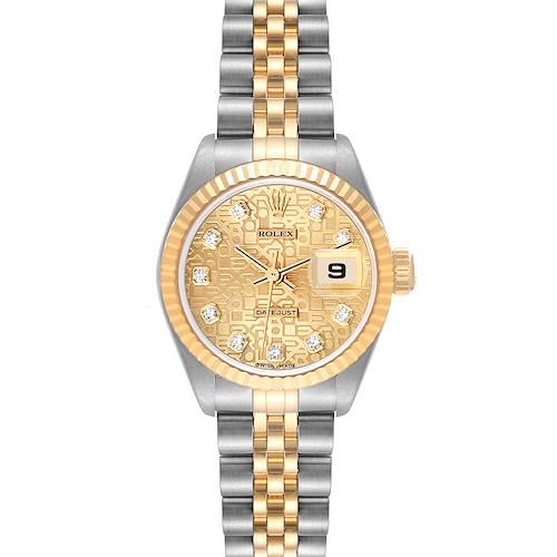 Photo of Rolex Datejust Anniversary Diamond Dial Ladies Watch 79173 Box Papers