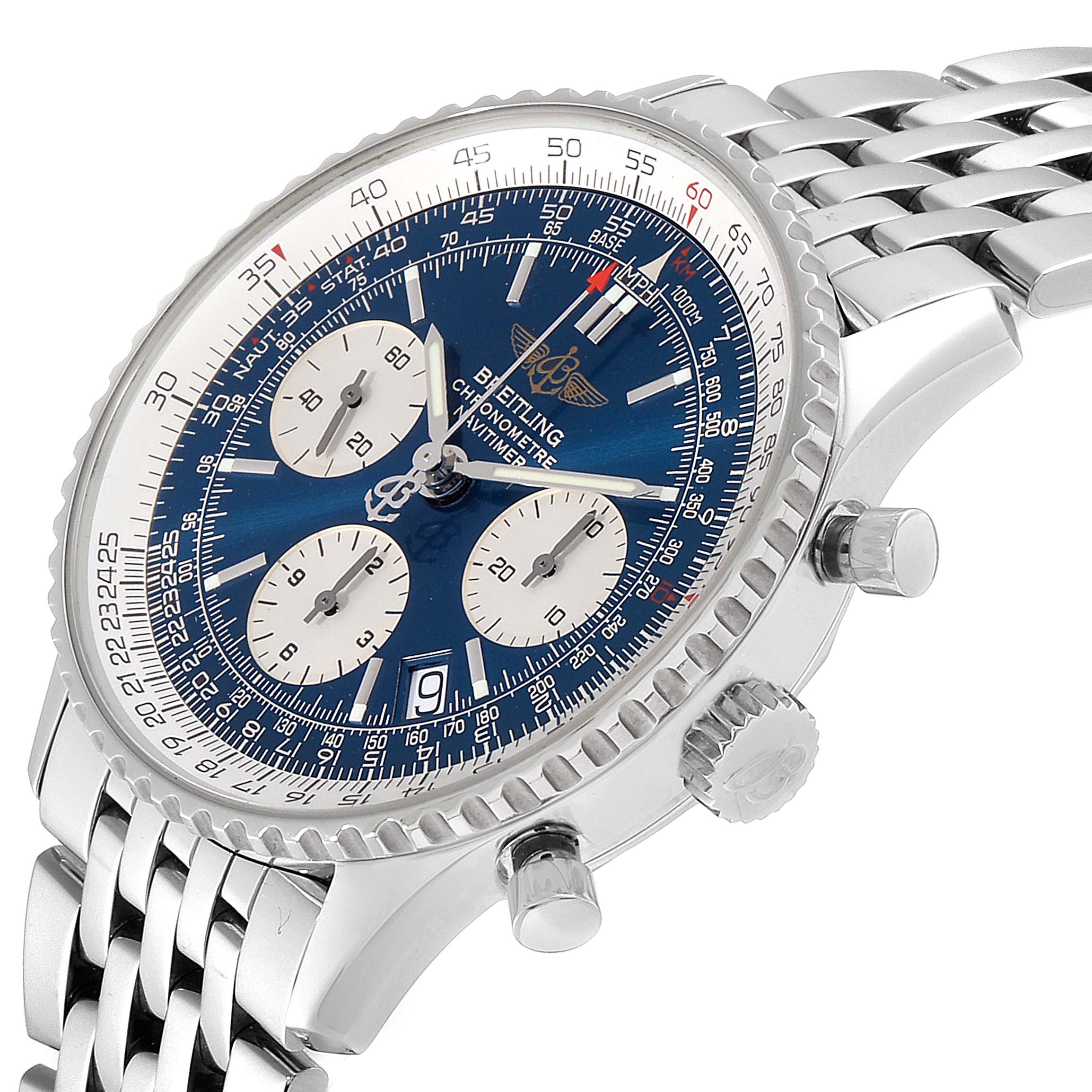 Breitling Navitimer A23322用SSブレースレット Breitling Navitimer 32mm Ladies Watch White Mother Of Pearl