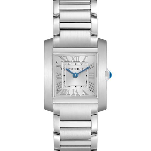 Photo of Cartier Tank Francaise Small Steel Silver Dial Ladies Watch WSTA0129 Unworn