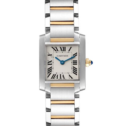 Photo of Cartier Tank Francaise Small Two Tone Ladies Watch W51007Q4 Box Papers