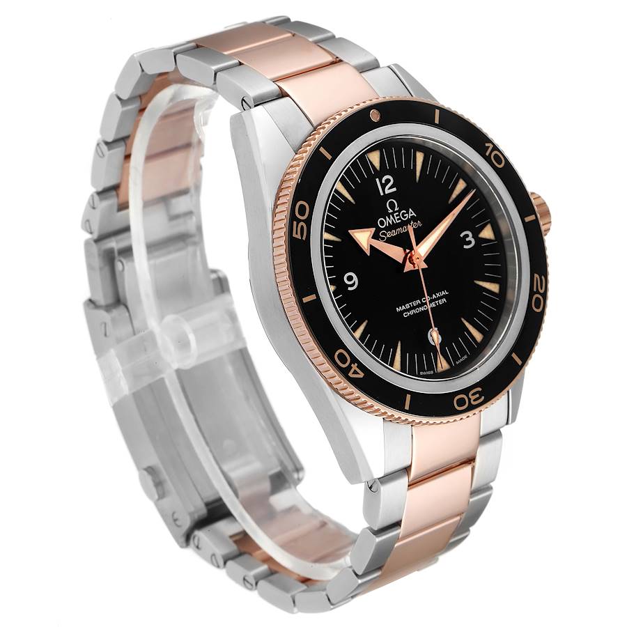 Omega seamaster outlet 300m rose gold