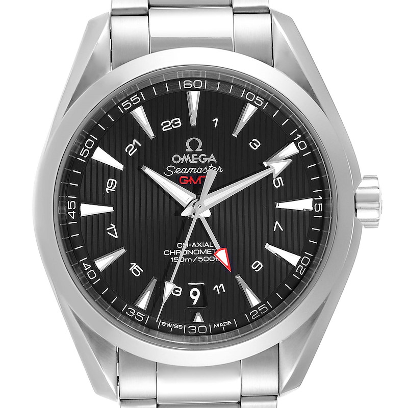 Omega Seamaster Aqua Terra GMT Co-Axial Watch 231.10.43.22.01.001 SwissWatchExpo